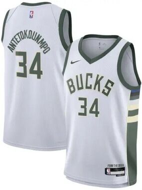 Nike Giannis Antetokounmpo Milwaukee Bucks Association Edition Swingman Jersey